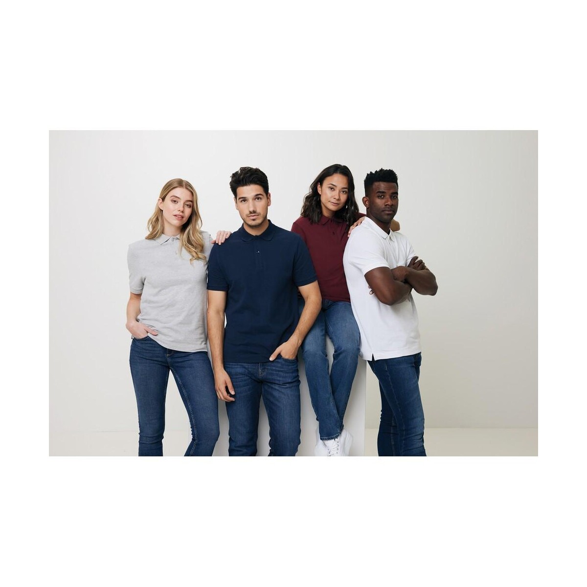 Eko Koszulka polo z bawełny z recyklingu Iqoniq Yosemite T9200.018__G_304