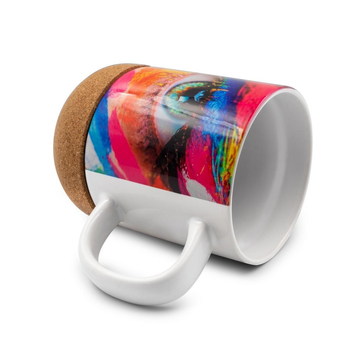 Eko Kubek ceramiczny 370 ml z korkowym elementem | Kate V8297-02_ILG02