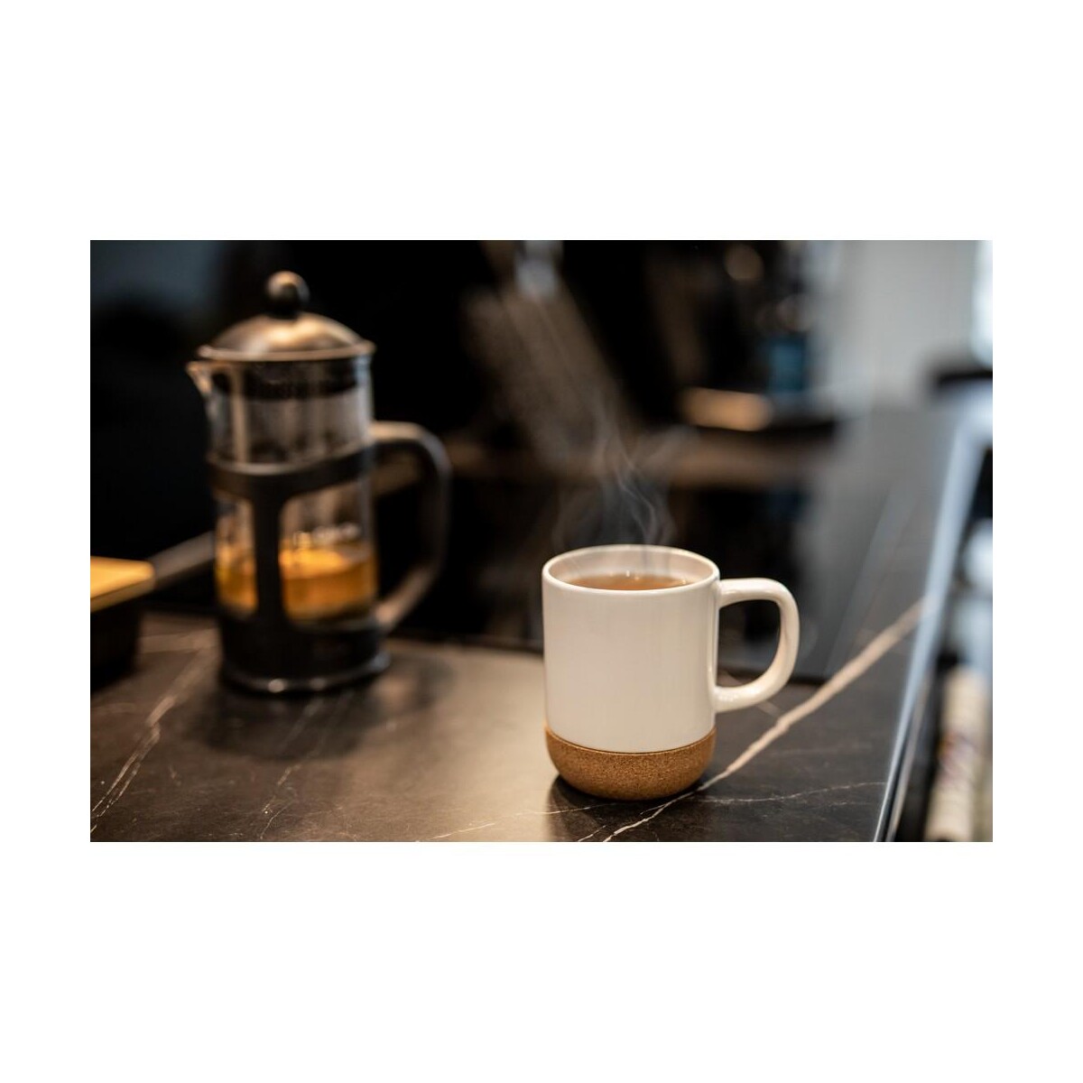 Eko Kubek ceramiczny 370 ml z korkowym elementem | Kate V8297_A