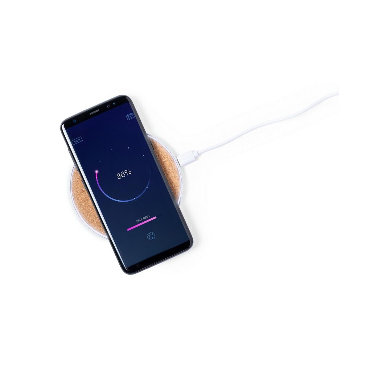 Eko Ładowarka bezprzewodowa 10W ze słomy pszenicznej V0149-00_AAA03