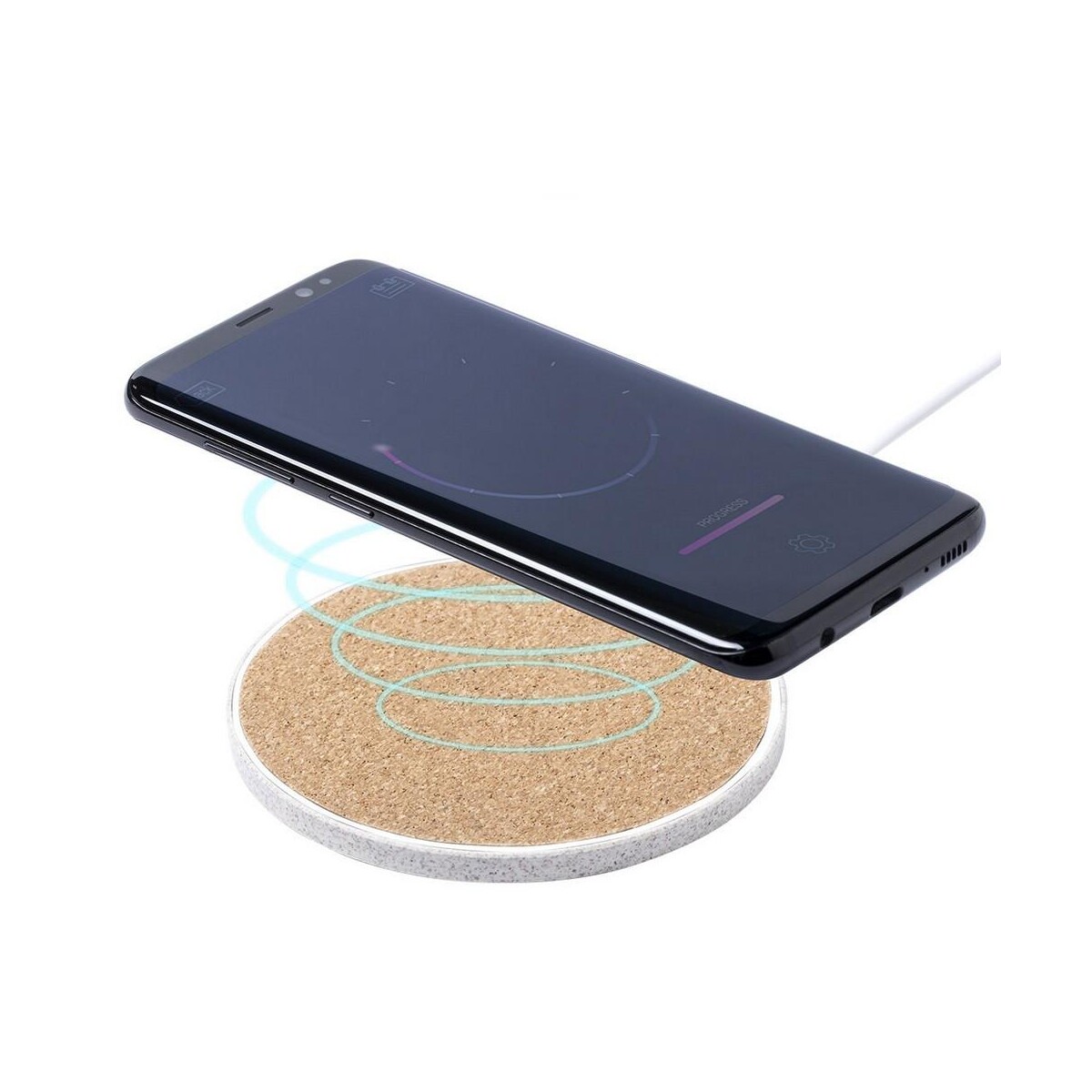 Eko Ładowarka bezprzewodowa 10W ze słomy pszenicznej V0149-00_AAA04