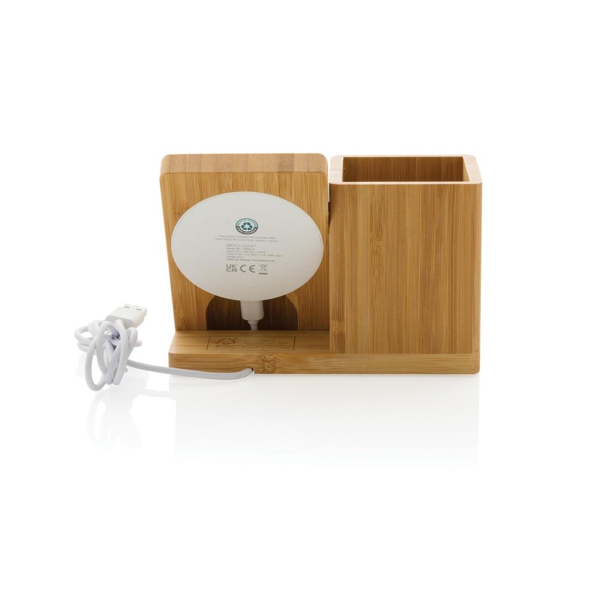 Eko Ładowarka bezprzewodowa 5W, organizer na biurko Calgary P308.479__B_6