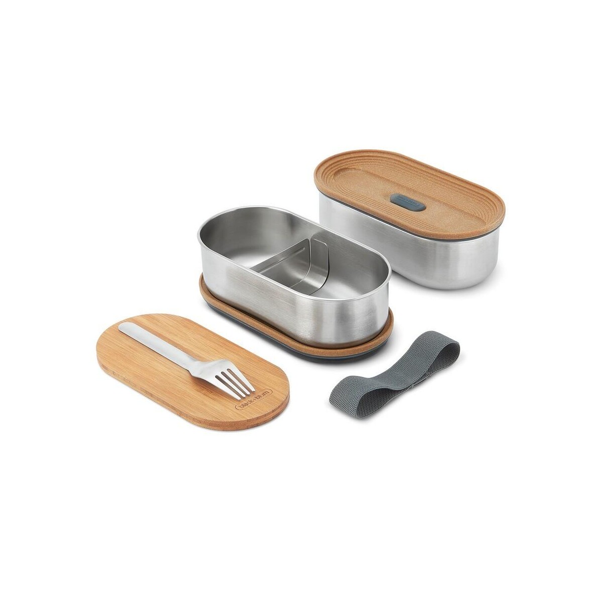 Eko Lunchbox, pudełko śniadaniowe Black+Blum Double Bento P439.2002__B_2