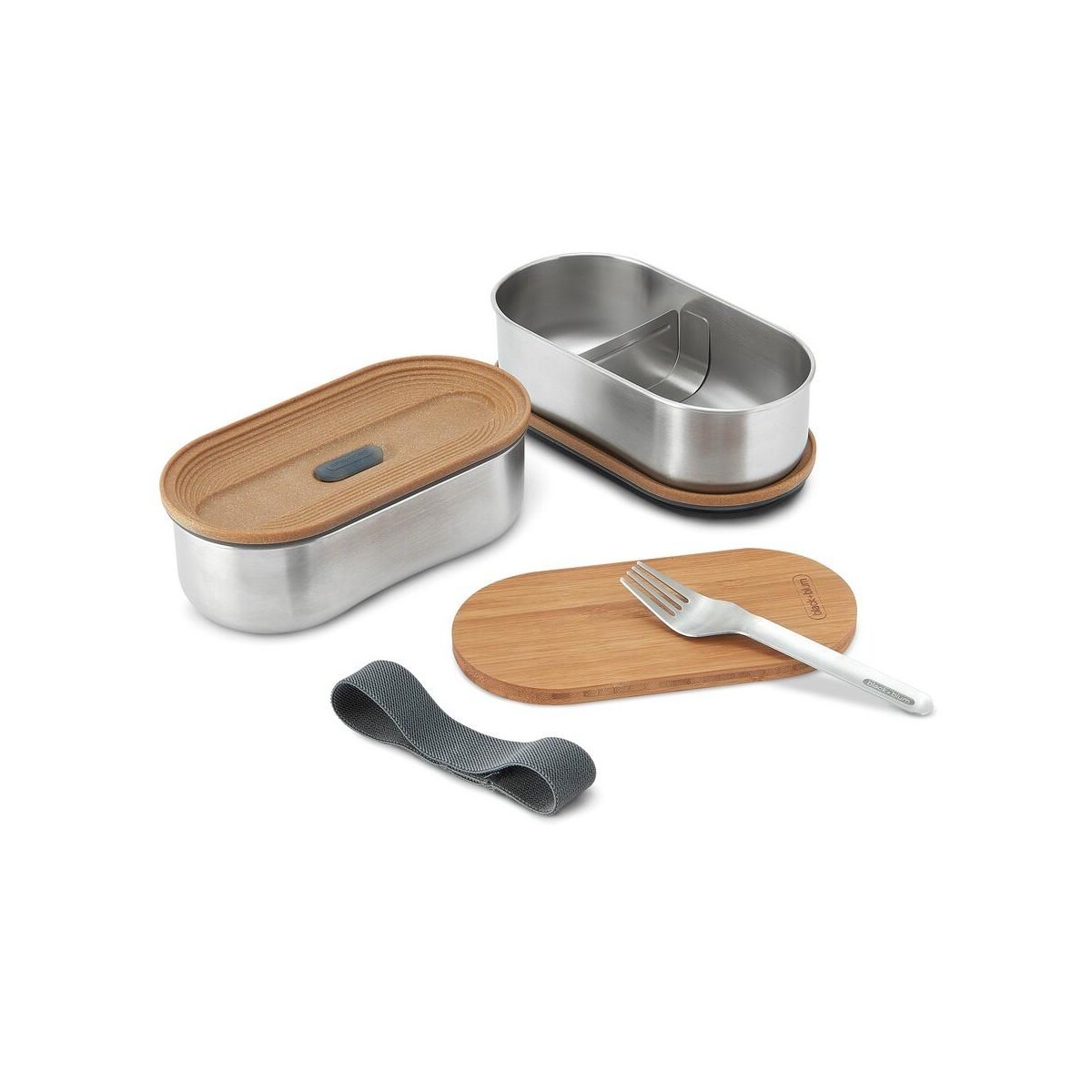Eko Lunchbox, pudełko śniadaniowe Black+Blum Double Bento P439.2002__B_4