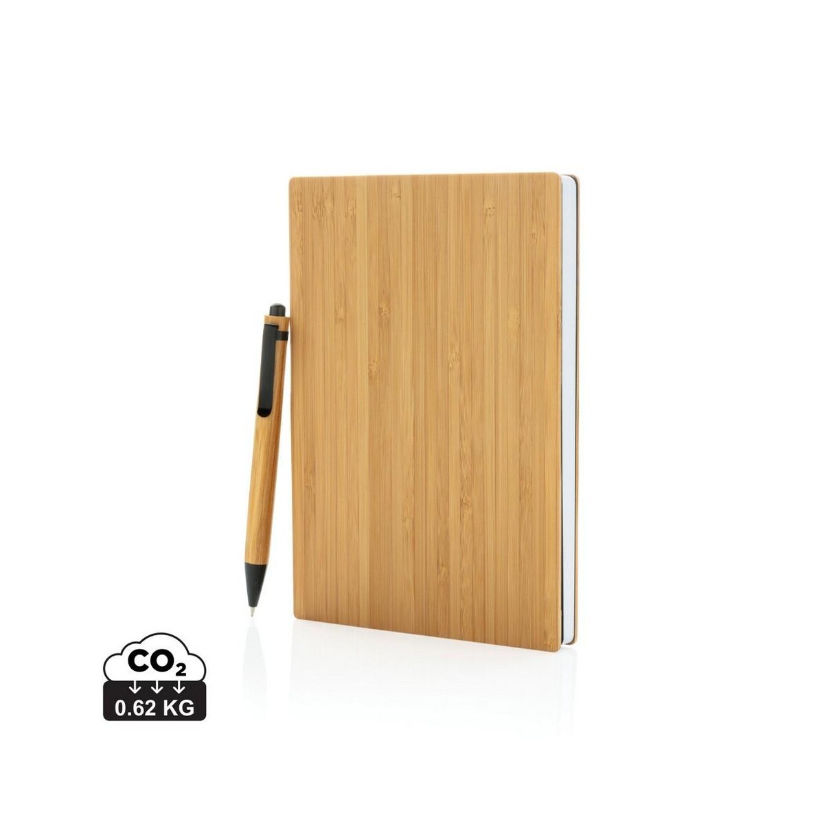 Eko Bambusowy notatnik A5 z bambusowym długopisem P772.159_S_0