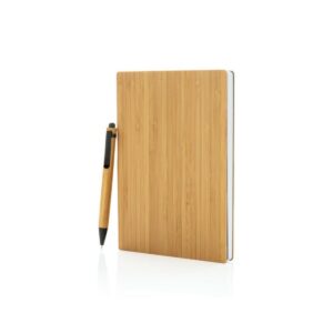 Eko Bambusowy notatnik A5 z bambusowym długopisem P772.159__B_1