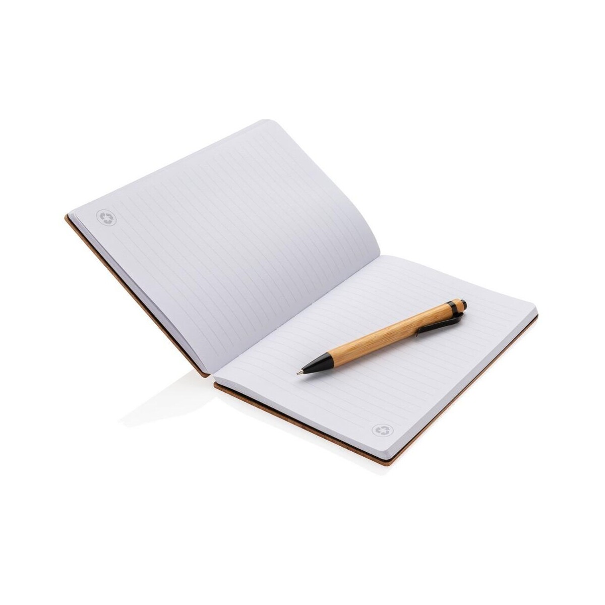 Eko Bambusowy notatnik A5 z bambusowym długopisem P772.159__B_3