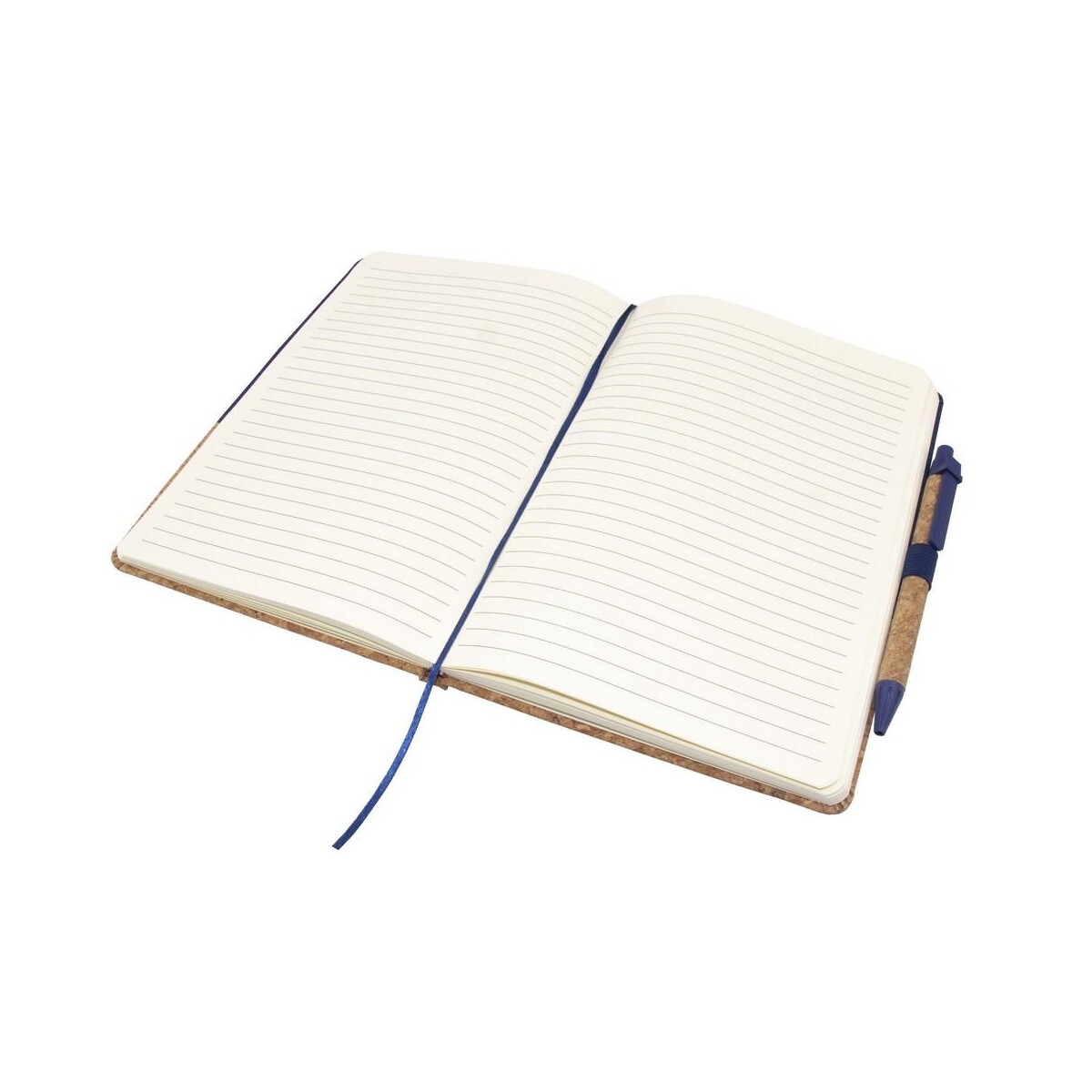 Eko Korkowy notatnik A5 z długopisem | Layla V0056-04_AAA03