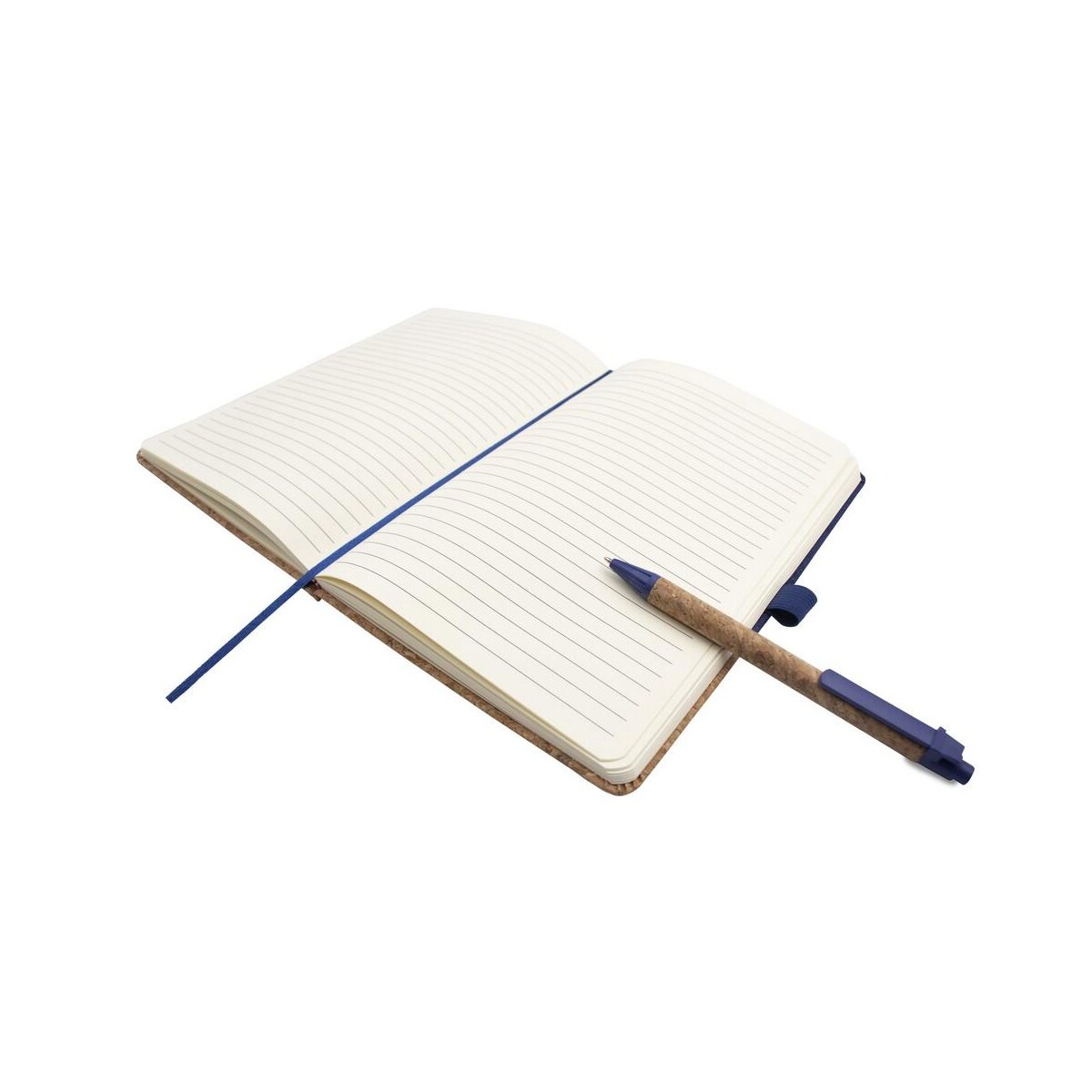 Eko Korkowy notatnik A5 z długopisem | Layla V0056-04_AAA04
