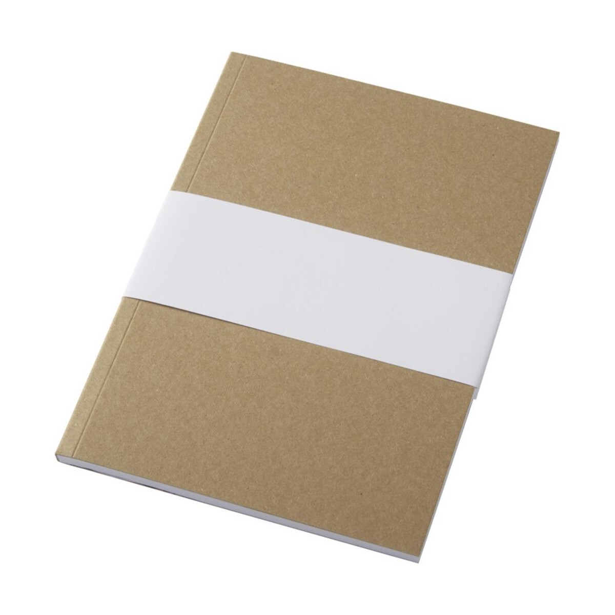 Eko Notatnik A5 Novella Austen z miękką okładką z materiału z recyklingu, papier pakowy — 50 kartek 21026506_e3