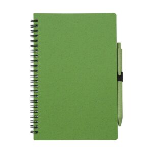 Eko Notatnik ok. A5 ze słomy pszenicznej z długopisem V0238-06_AAB01