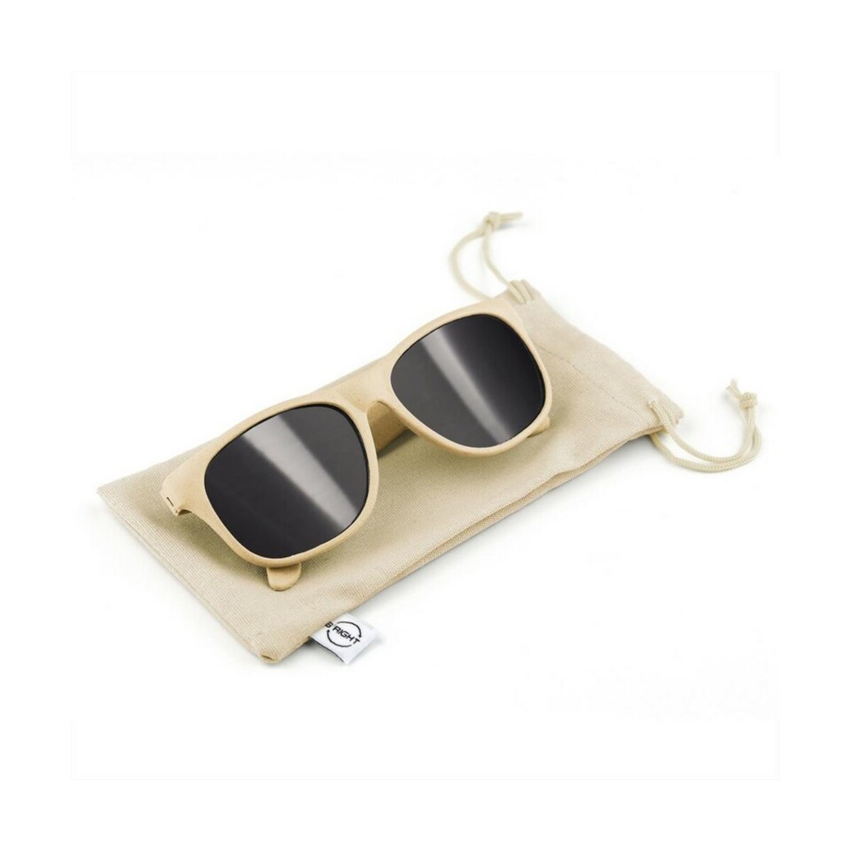 Eko Okulary przeciwsłoneczne B'RIGHT, bawełniane etui w komplecie | Adam V7375-00_AAA01