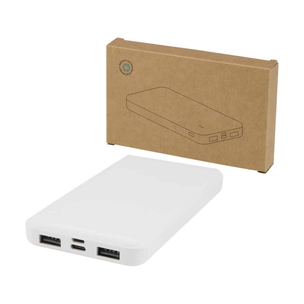 Eko Intan powerbank o pojemności 10 000 mAh i mocy 10 W z tworzyw sztucznych pochodzących z recyklingu 12445801