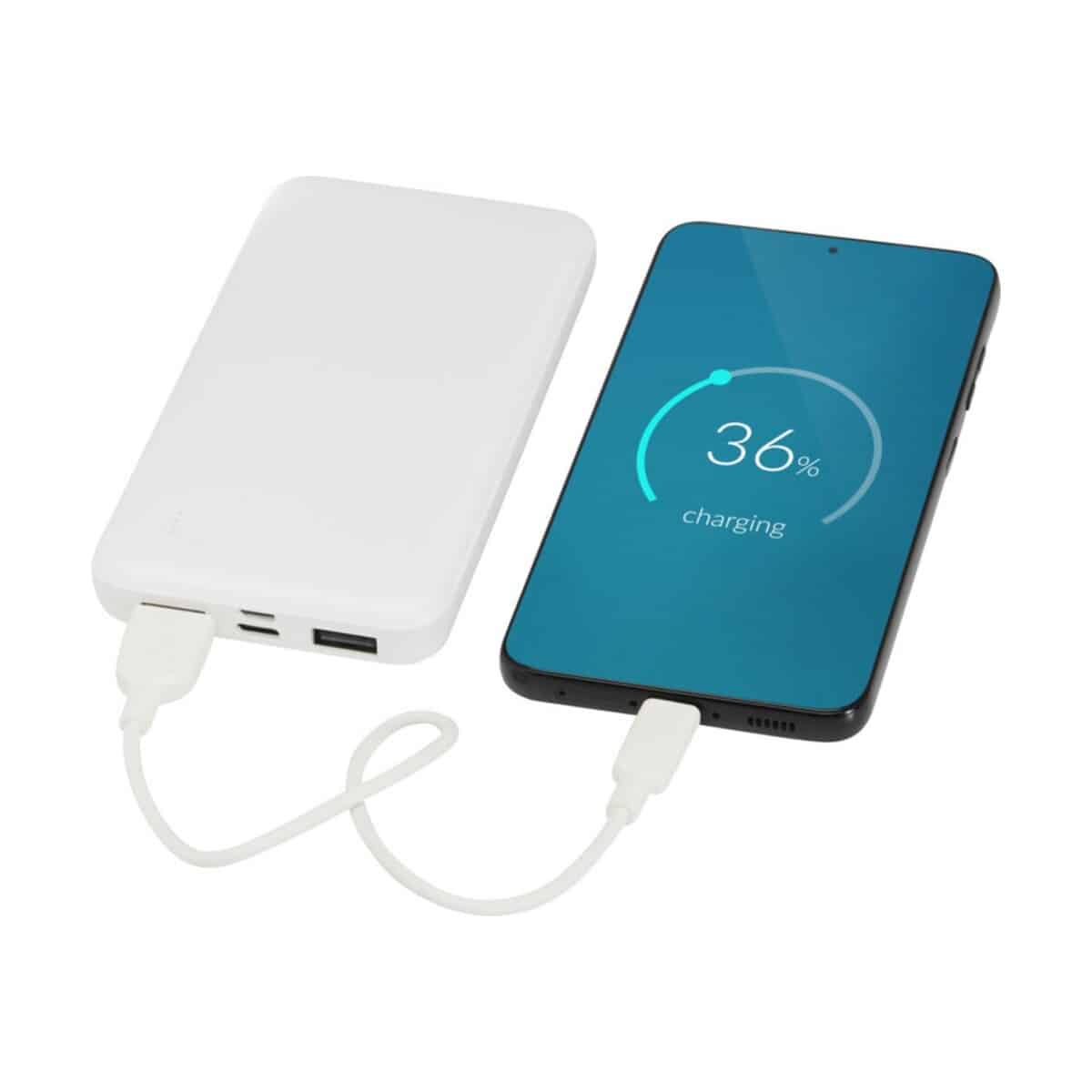 Eko Intan powerbank o pojemności 10 000 mAh i mocy 10 W z tworzyw sztucznych pochodzących z recyklingu 12445801_e2