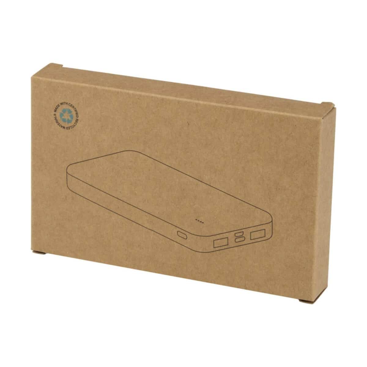 Eko Intan powerbank o pojemności 10 000 mAh i mocy 10 W z tworzyw sztucznych pochodzących z recyklingu 12445801_p1