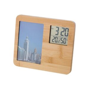 Eko Bambusowa stacja pogodowa, ramka do zdjęć V0039-16_AAA01