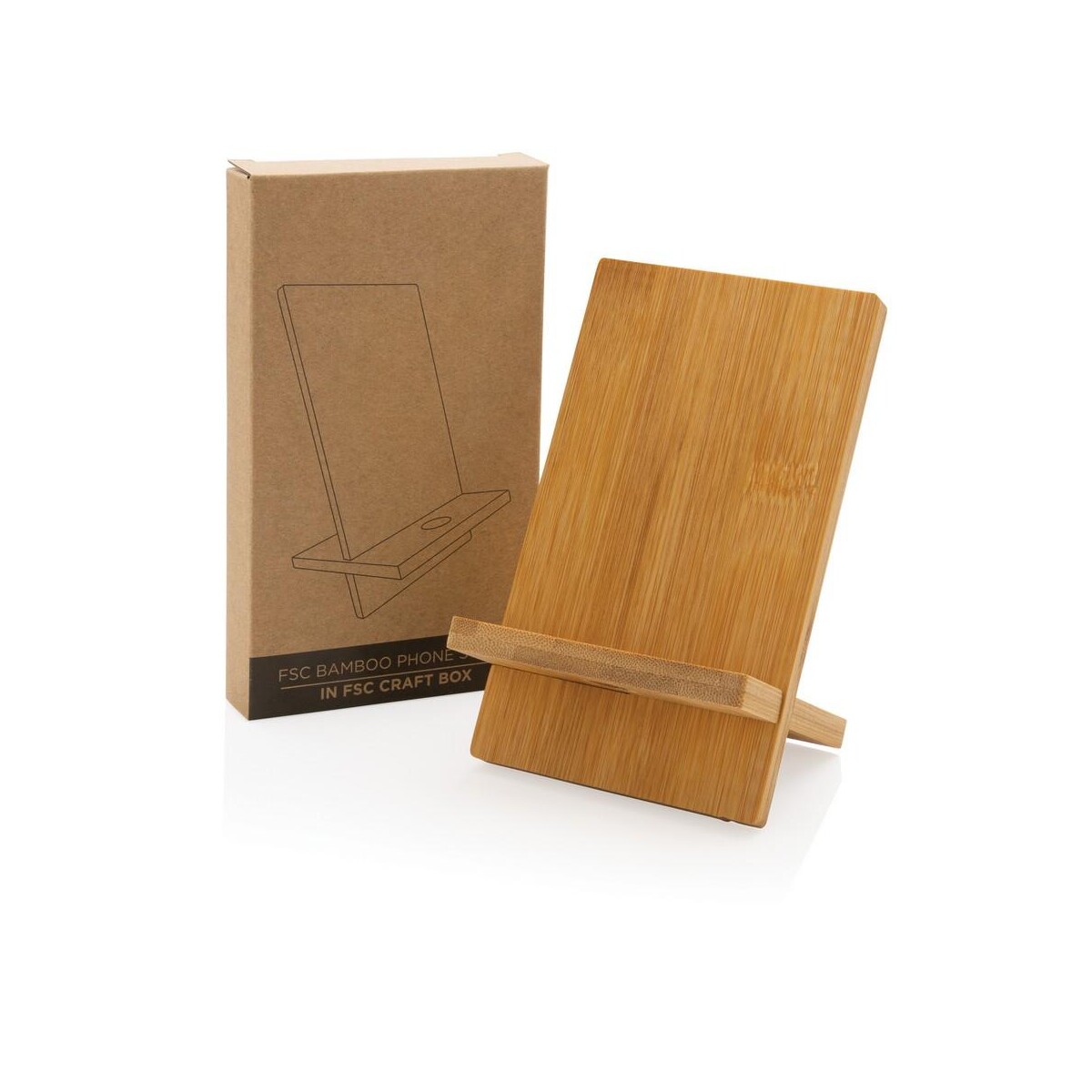 Eko Bambusowy stojak na telefon P301.409__P_500
