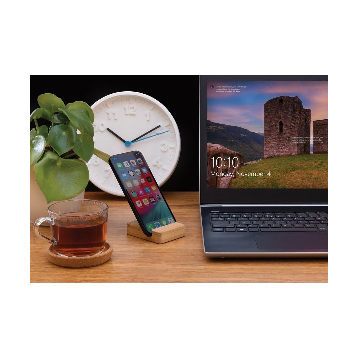 Eko Bambusowy stojak na telefon p301.359__m_400