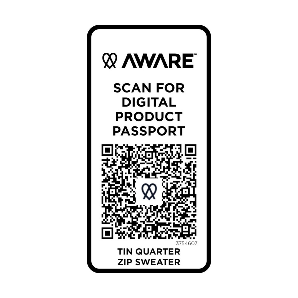 Eko Tin sweter unisex Aware™ z materiałów z recyklingu z zamkiem błyskawicznym na 1/4 długości 3754607_e1