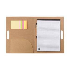 Eko Teczka konferencyjna ok. A4 z notatnikiem, karteczki samoprzylepne, długopis V2814-00_INS01