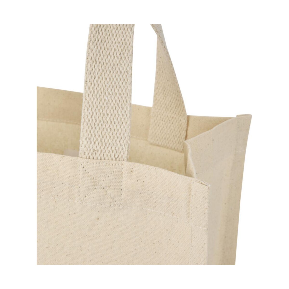 Eko Odessa mini torba na zakupy z dnem wykonana bawełny z recyklingu z certyfikatem GRS o gramaturze 220 g/m² i pojemności 9 l 12078706_d2