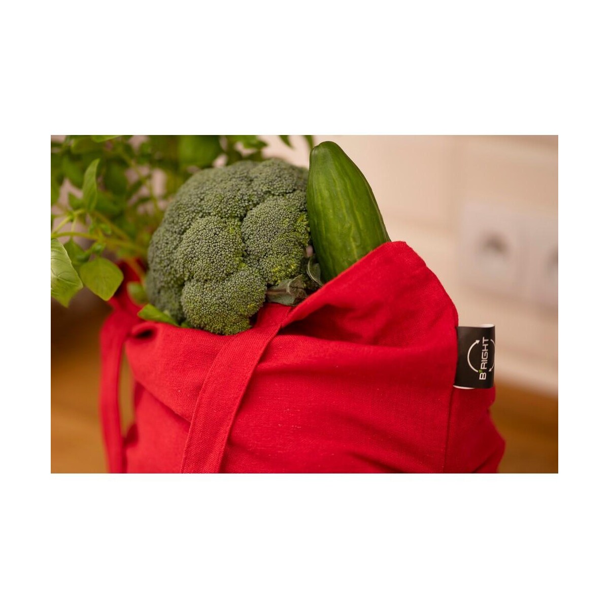 Eko Torba z bawełny z recyklingu i poliestru z recyklingu na zakupy B'RIGHT | Porter V8822_A