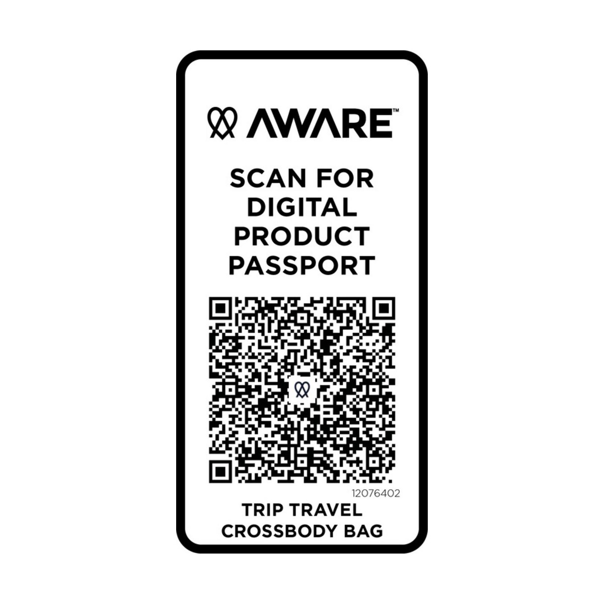 Eko Trip Aware™, torba na ramię wykonana z materiałów z recyklingu, 1 l 12076402_e2