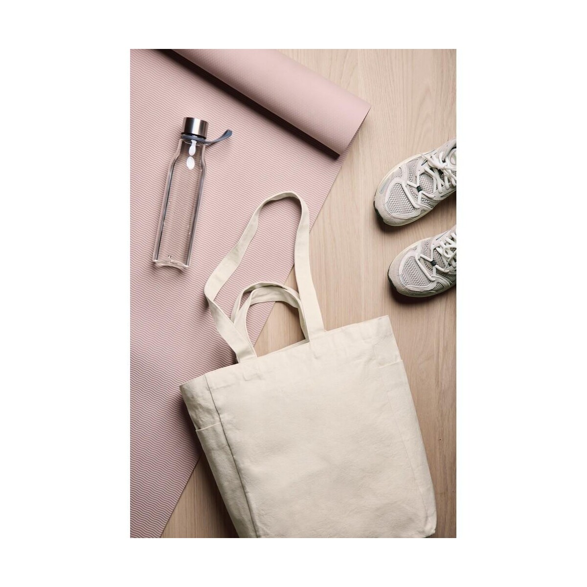 Eko Torba na zakupy z płótna z recyklingu VINGA Hilo AWARE™ VG633-02_V7620513__M_400