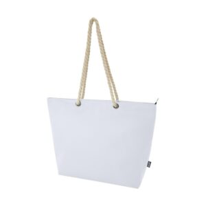 Eko Panama torba termiczna na plażę z uchwytami ze sznurka wykonana z materiałów z recyklingu z certyfikatem GRS 23L 13007901