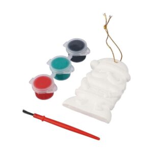 Eko Święty Mikołaj do malowania, farbki i pędzelek VA578-00_AAA02