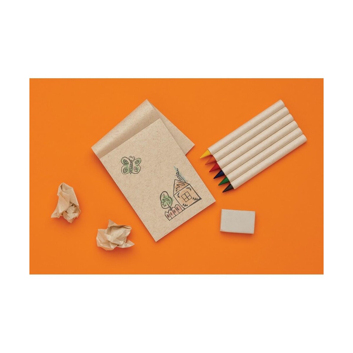 Eko Zestaw kredek, notatnik Micki P611.3603__M_40