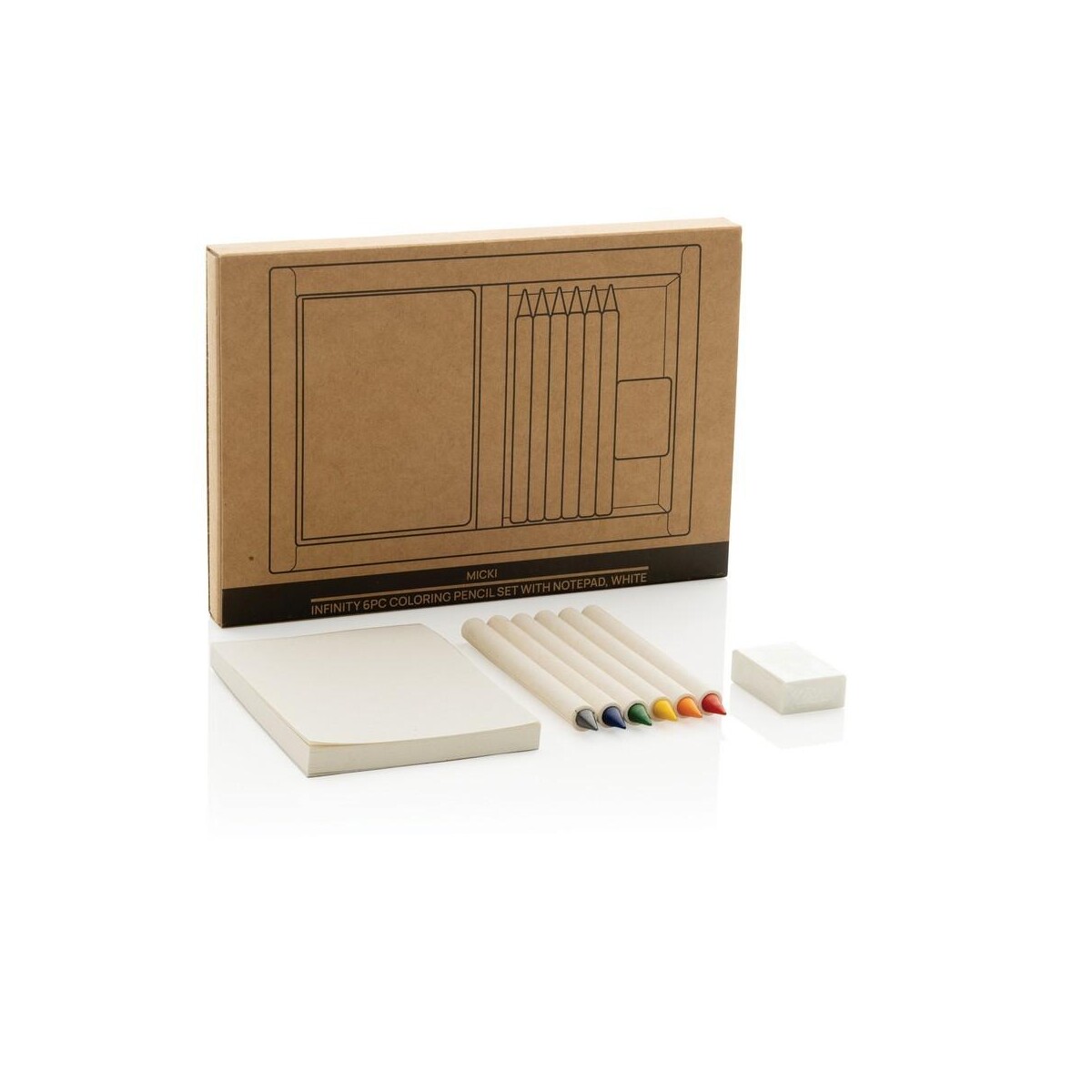Eko Zestaw kredek, notatnik Micki P611.3603__P_501
