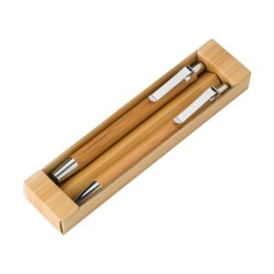 Eko Bambusowy zestaw piśmienniczy, długopis touch pen i ołówek mechaniczny V1803-16_AAA01