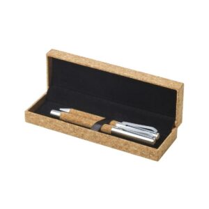 Eko Korkowy zestaw piśmienniczy, długopis i pióro kulkowe V1964-18_AAA01