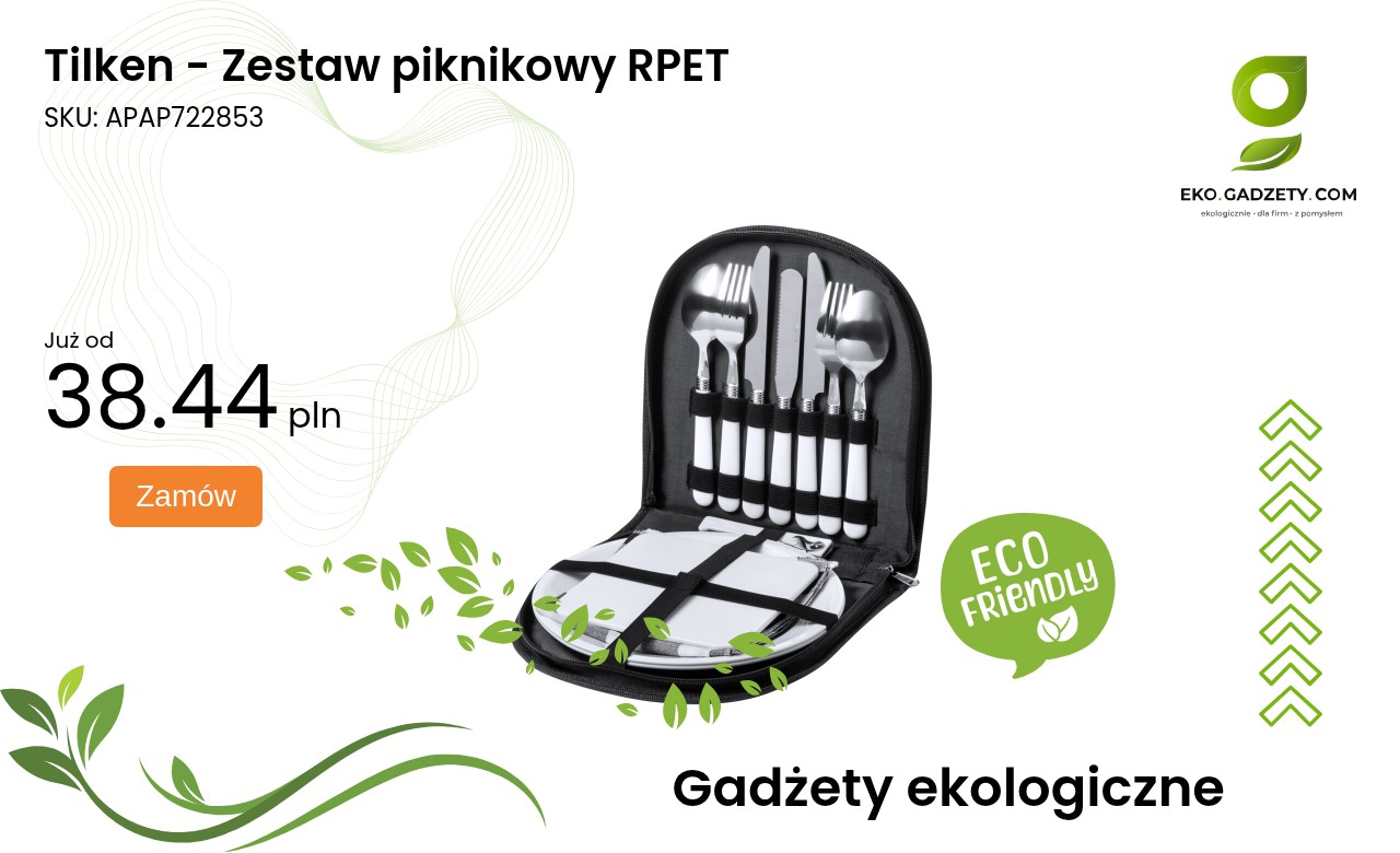 Tilken - Zestaw piknikowy RPET Zestaw piknikowy RPET marki Tilken