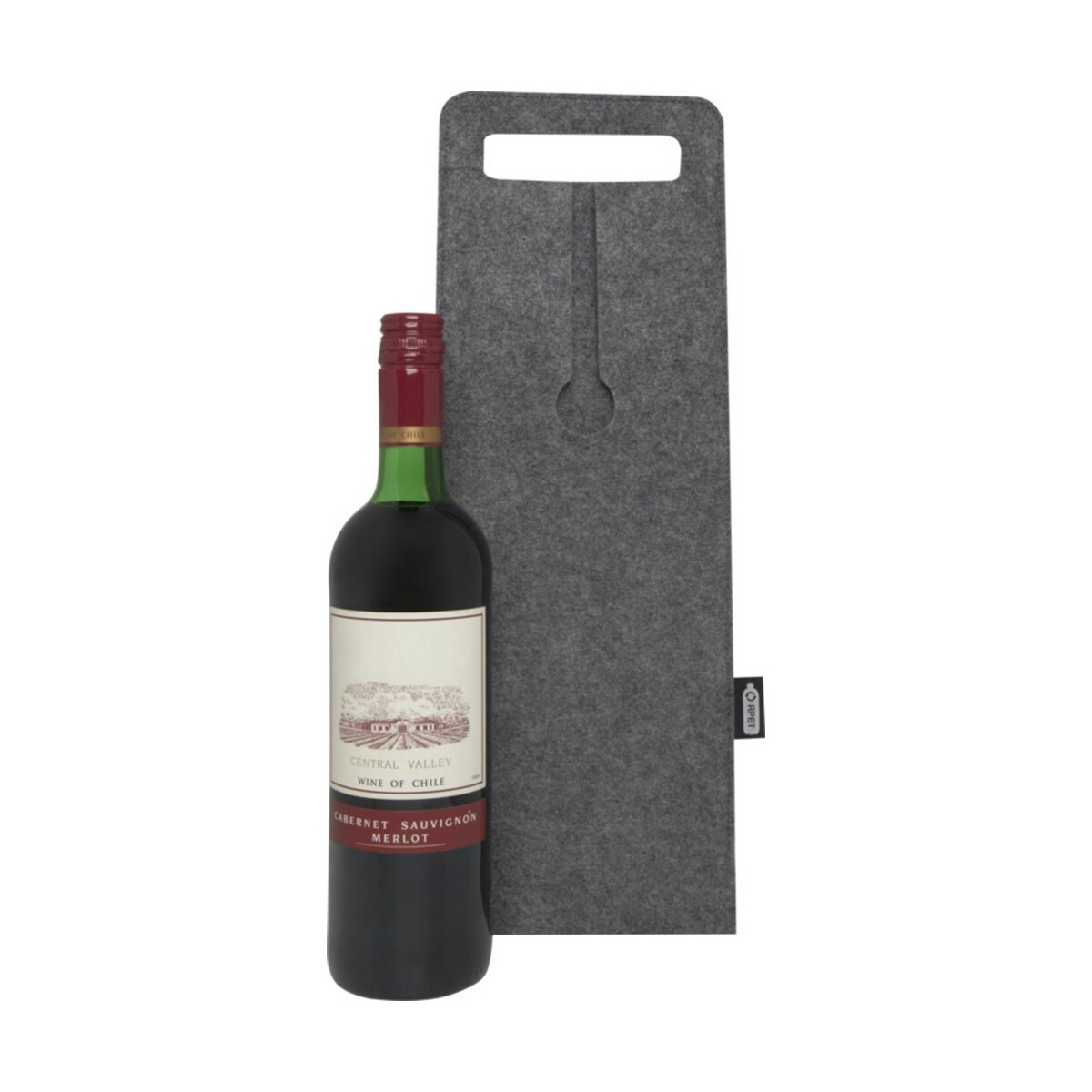 Eko Felta filcowa torba na wino o pojemności 75 cl wykonana z materiałów z recyklingu z certyfikatem GRS 12066582_e2