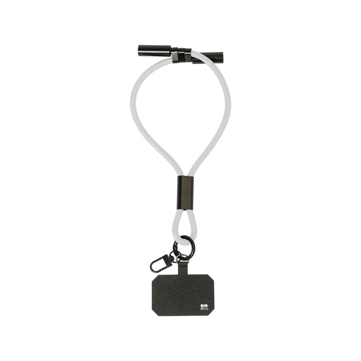 Eko CuffCharge smycz na nadgarstek, uchwyt na telefon, kabel 60W RPET AP864134-01