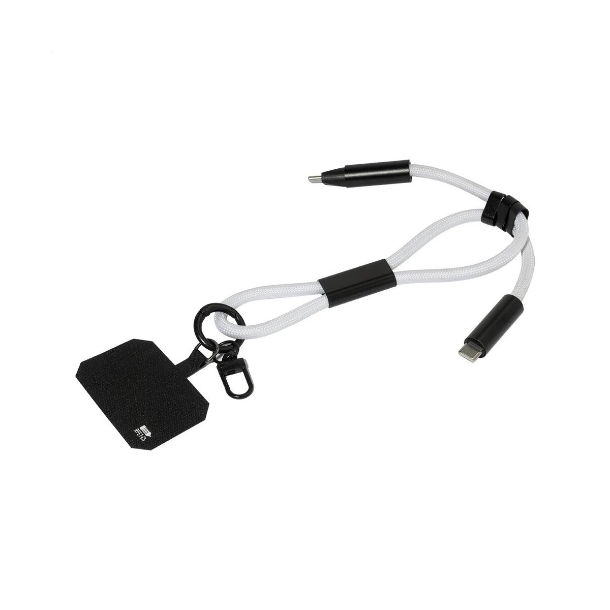 Eko CuffCharge smycz na nadgarstek, uchwyt na telefon, kabel 60W RPET AP864134-01__A