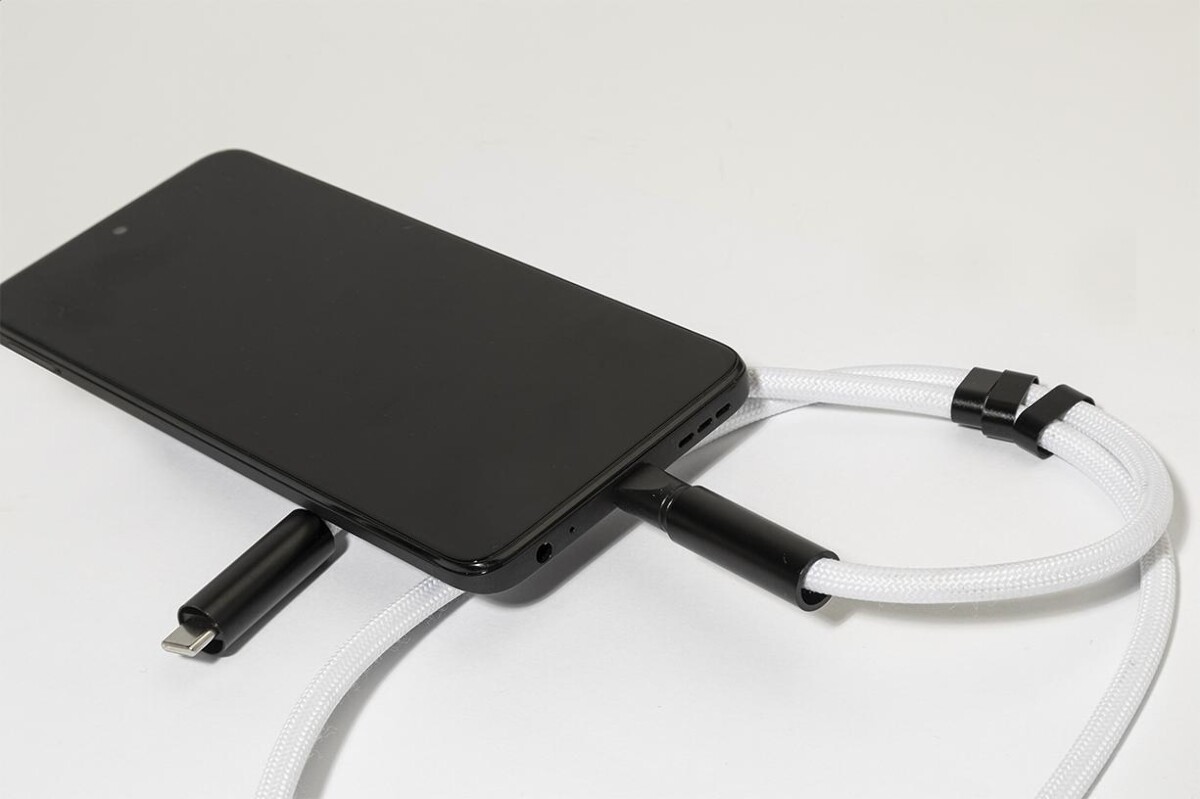 Eko HolCharge smycz, uchwyt na telefon, kabel 60W RPET AP864133-01__CU1