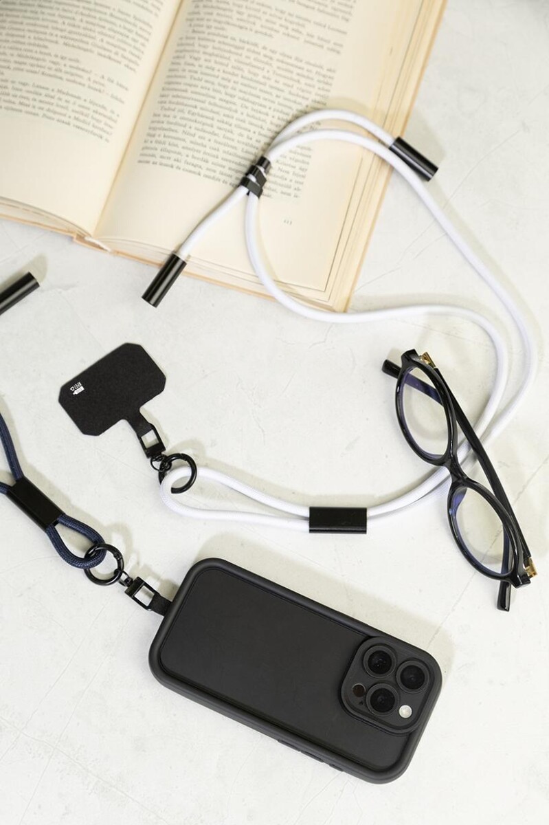 Eko HolCharge smycz, uchwyt na telefon, kabel 60W RPET AP864133-01__DG2