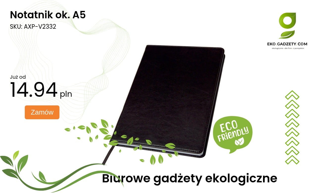 Notatnik ok. A5 Notatnik w rozmiarze A5