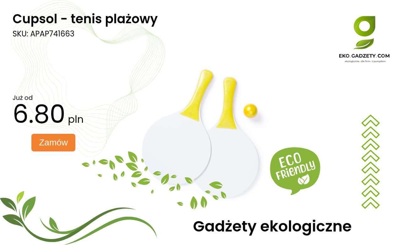 Cupsol - tenis plażowy Zdjęcie produktu Cupsol do tenisa plażowego