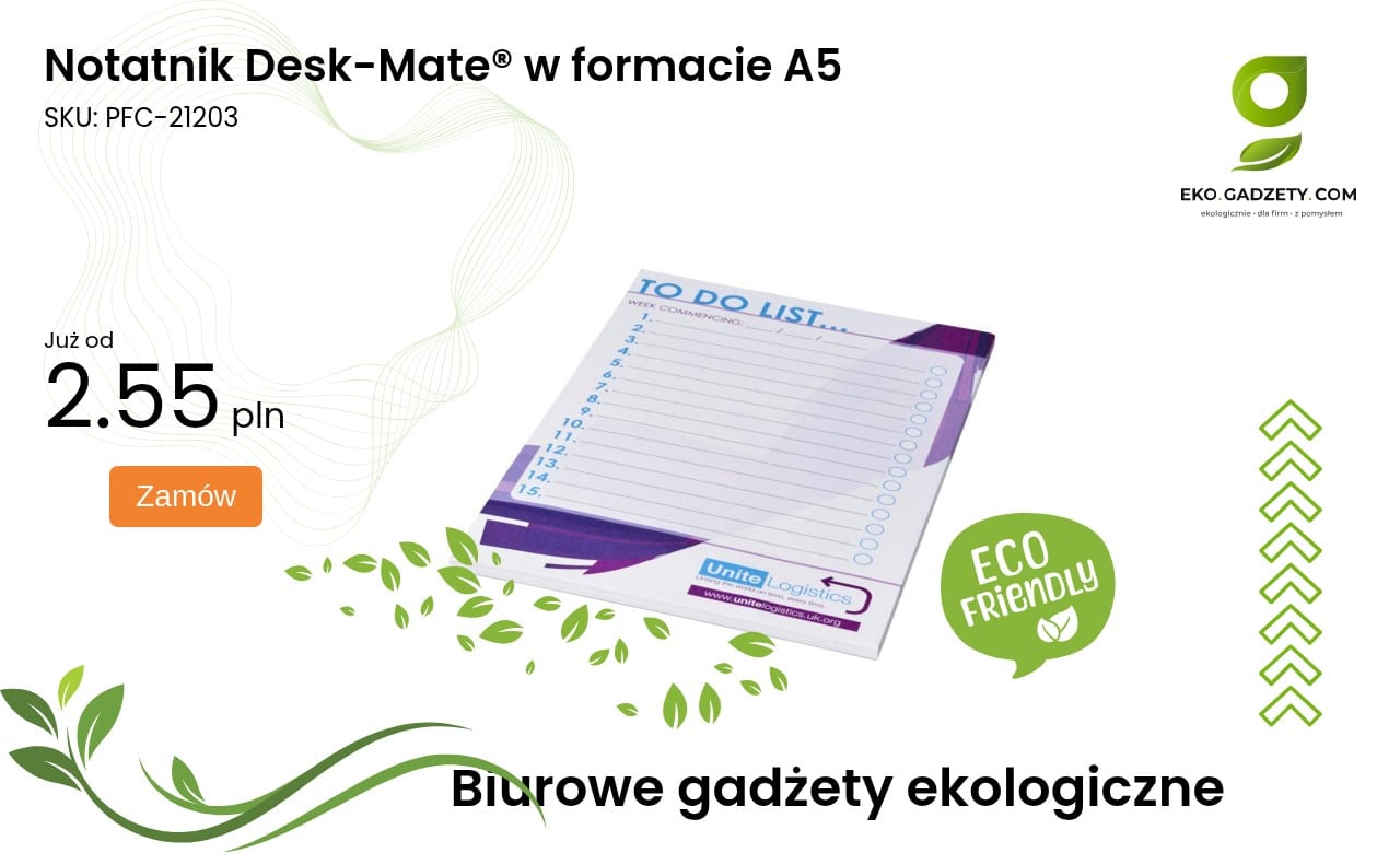 Notatnik Desk-Mate® w formacie A5 Notatnik Desk-Mate w formacie A5