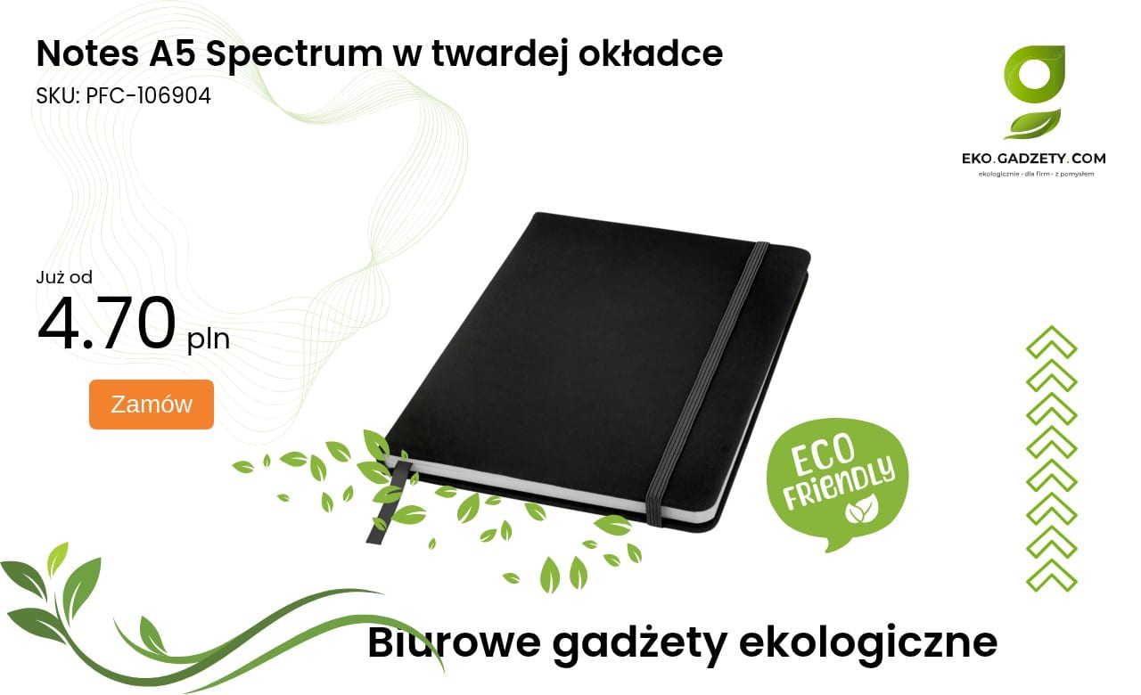 Notes A5 Spectrum w twardej okładce Notes A5 Spectrum w twardej okładce