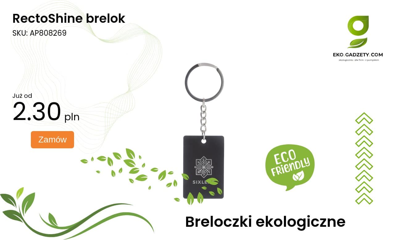 RectoShine brelok Brelok marki RectoShine w eleganckim designie