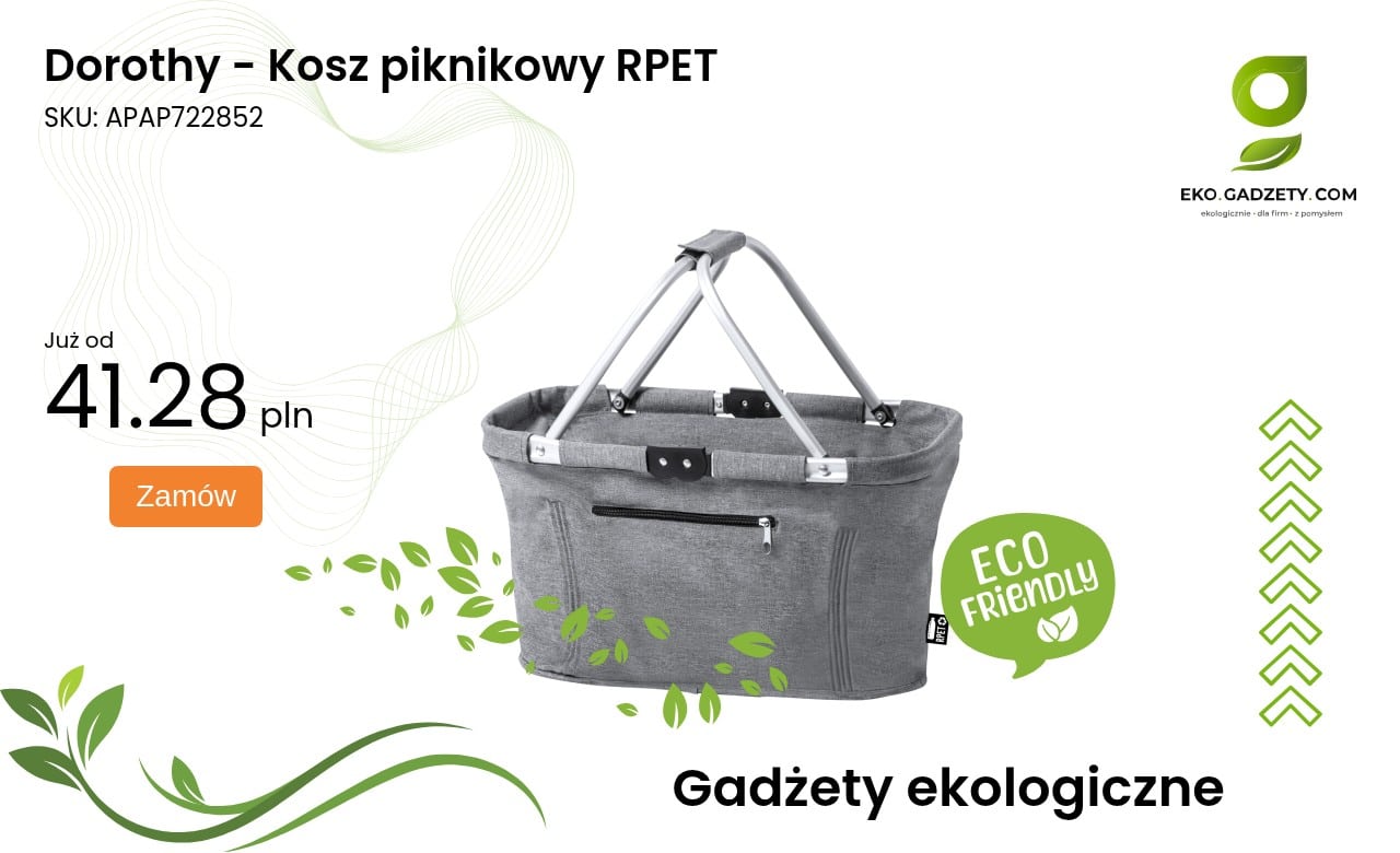 Dorothy - Kosz piknikowy RPET Kosz piknikowy RPET Dorothy na zewnątrz