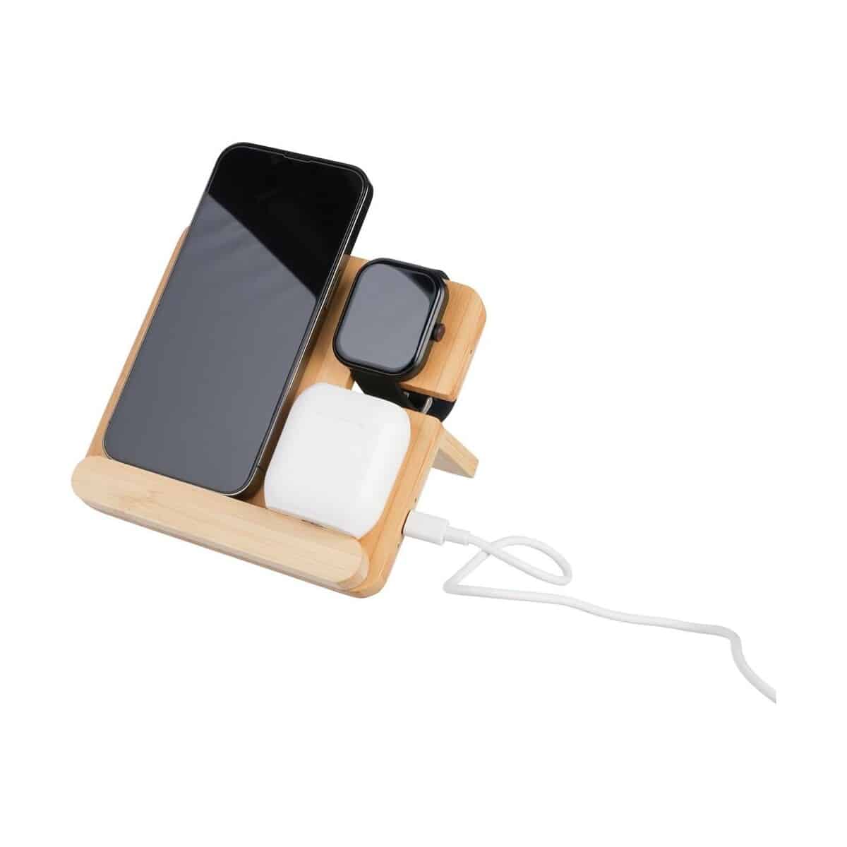 Eko Ładowarka bezprzewodowa, stojak na telefon 3 w 1 VB308-16_AAA02