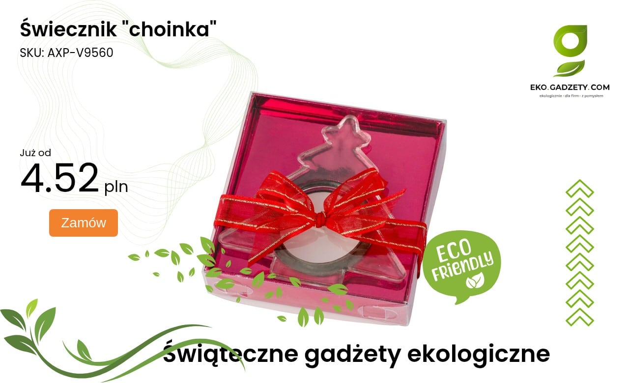 Świecznik Świecznik w kształcie choinki